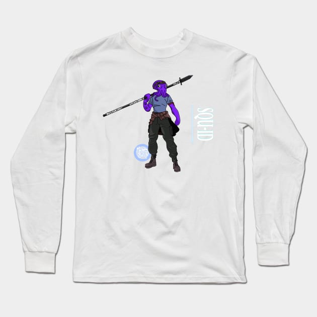 Squ-Id Long Sleeve T-Shirt by Materiaboitv